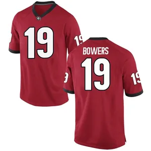 Brock Bowers Nike Georgia Bulldogs Men's Game Football College Jersey - Red