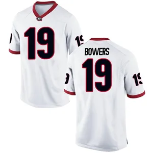 Brock Bowers Nike Georgia Bulldogs Men's Replica Football College Jersey - White
