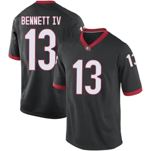 Stetson Bennett Nike Georgia Bulldogs Youth Replica Football College Jersey - Black
