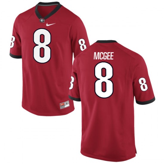 Shaun McGee Nike Georgia Bulldogs Men's Authentic Football Jersey - Red