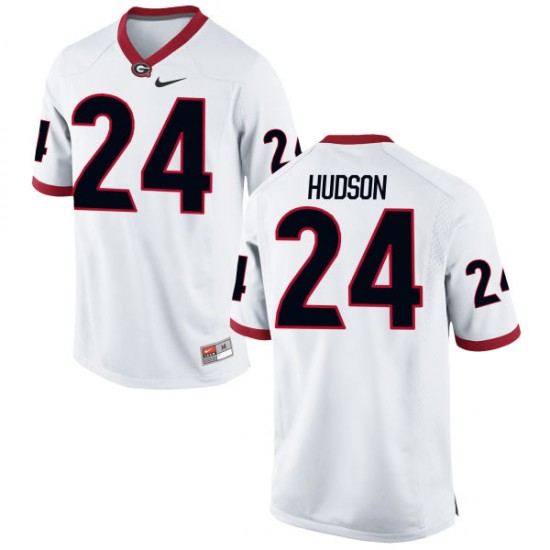 Prather Hudson Nike Bulldogs Men's Replica Football Jersey White
